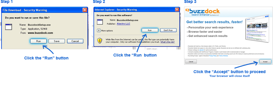 Internet Explorer for Windows Instructions